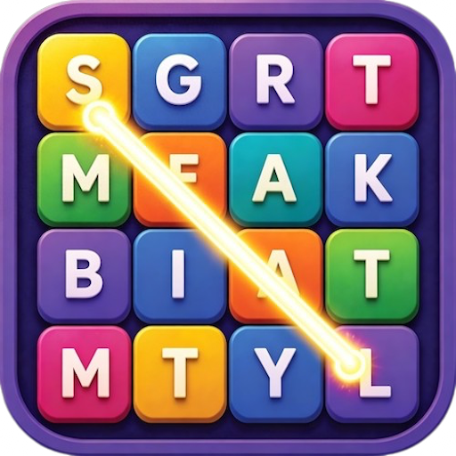 Relaxing Word Search Puzzle Logo